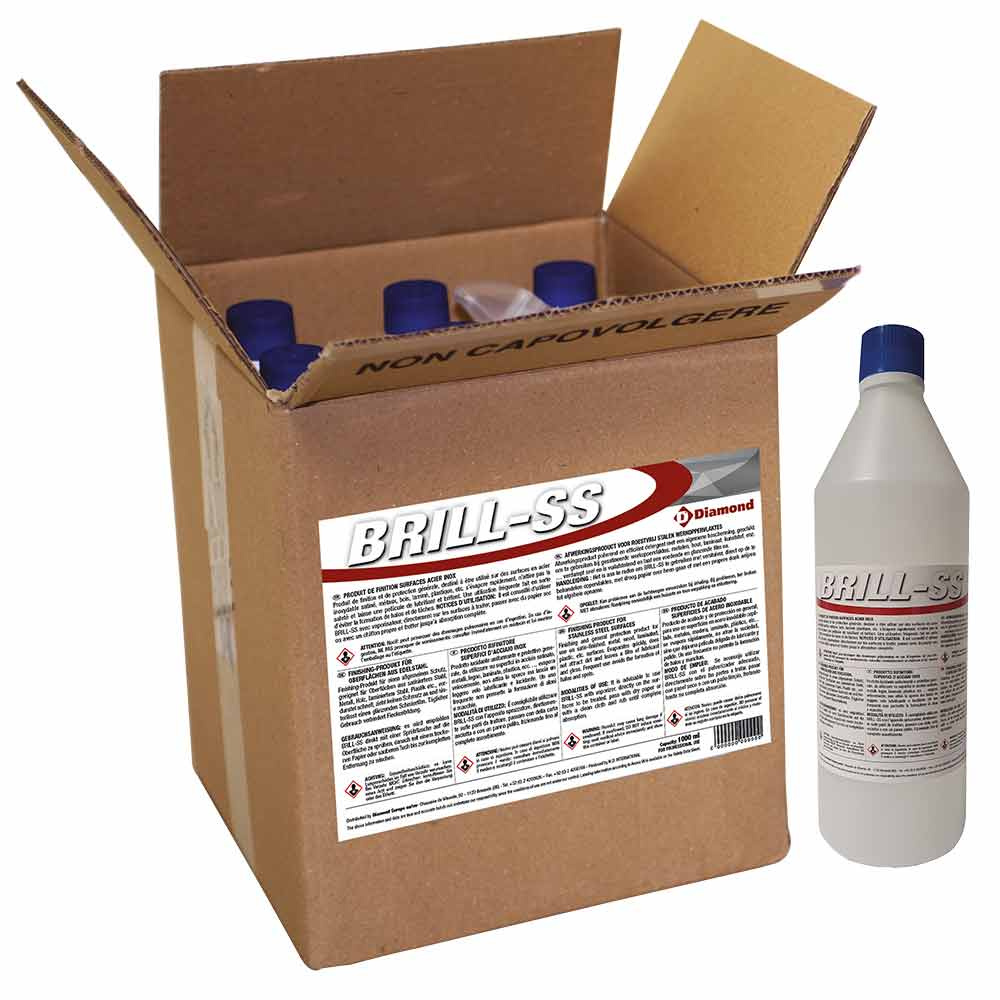 Afwerkingsmiddel voor RVS oppervlaktes - 1 FL. x 1 KG