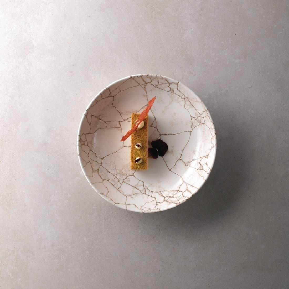 Churchill Studio Prints Kintsugi Agaat Grey schalen 248mm (Pak van 12)