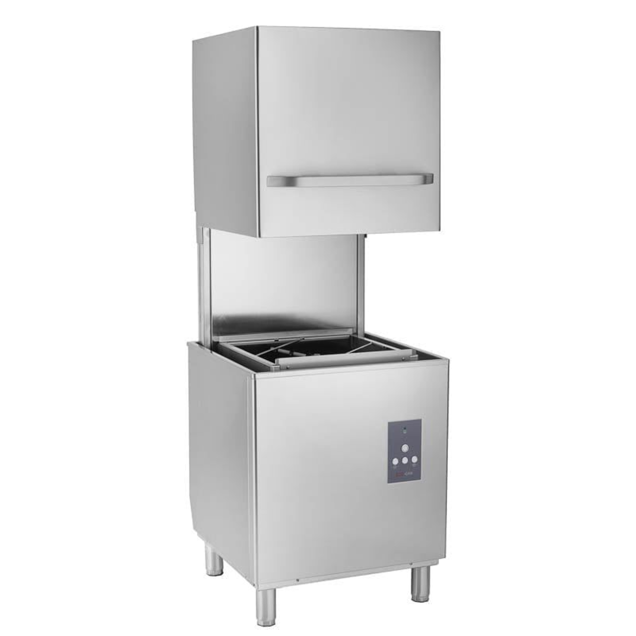 Kapvaatwasser ECO 54 SLE 50x50 cm korfmaat, met reiniger- en glansmiddeldoseerder, met afvoerpomp en waterontharder, Gemaakt in Europa, 400 Volt