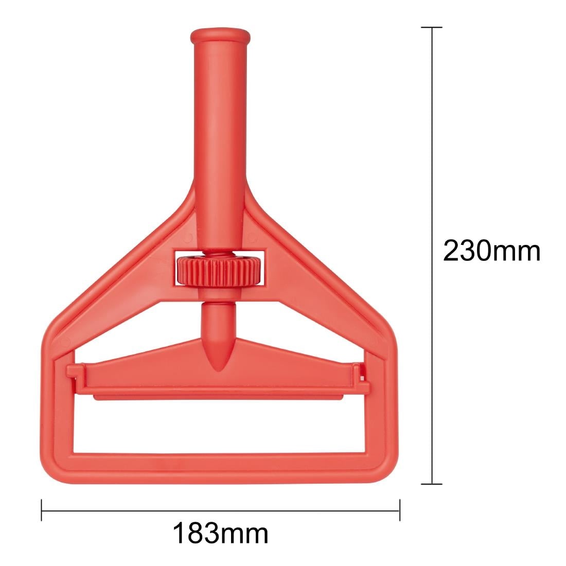 Jantex Connect Breiter Kentucky Moppkopf Clip Rot