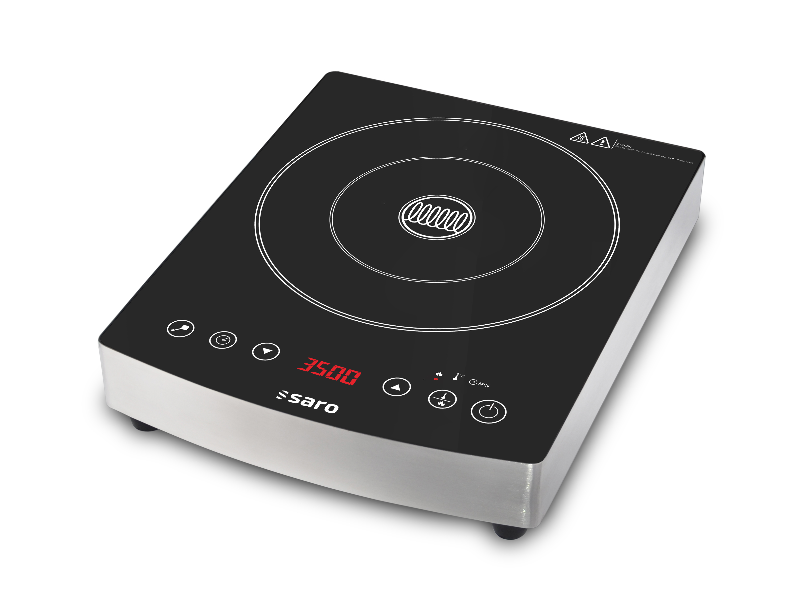 Table de cuisson à induction SARO modèle JOSEPHINE | 17 niveaux de chauffage | Fonctionnement par écran tactile