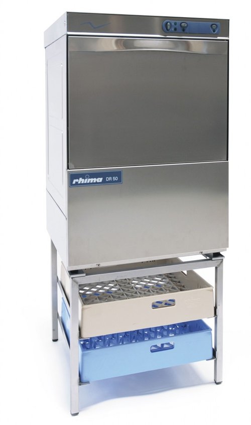 Vaatwasmachine 50x50cm | Rhima DR50S Special | Keuze 230/400V | Incl. Waterontharder | 590x600x850mm | MADE IN EUROPE