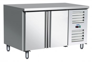 Comptoir Congelé | Inox | 2 Portes | Réfrigérant R404A | 1360x700x(h)890/950mm