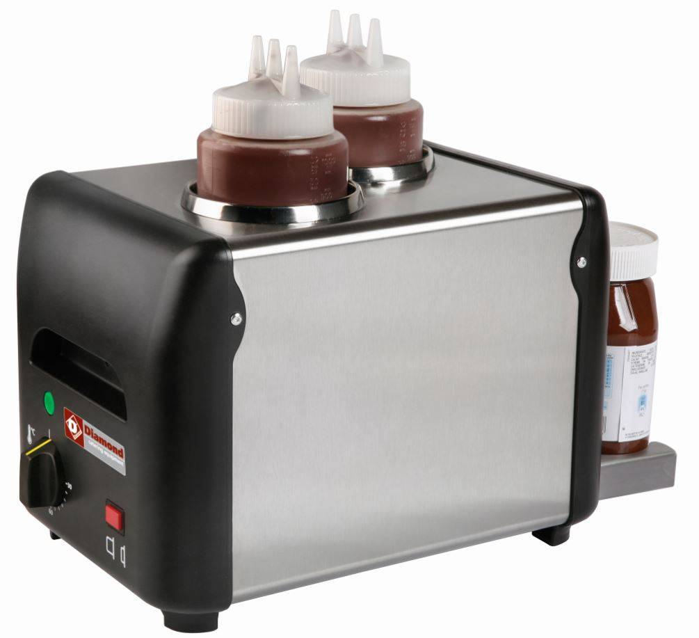 Schokoladenwärmer 2x1 liter | Thermostat bis 90°C | 310x210x(h)230mm