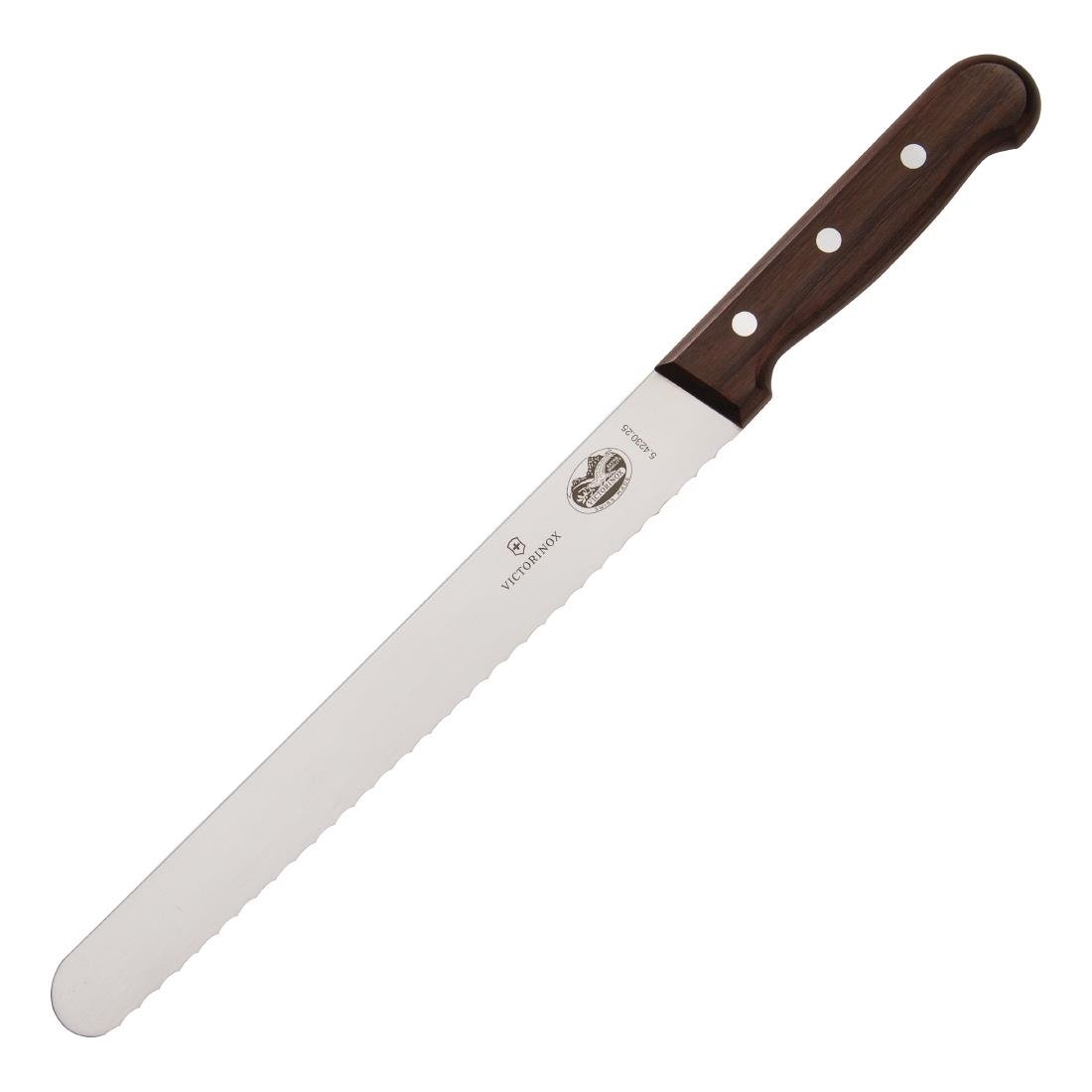 Couteau à trancher avec manche en bois Victorinox 25,5 cm