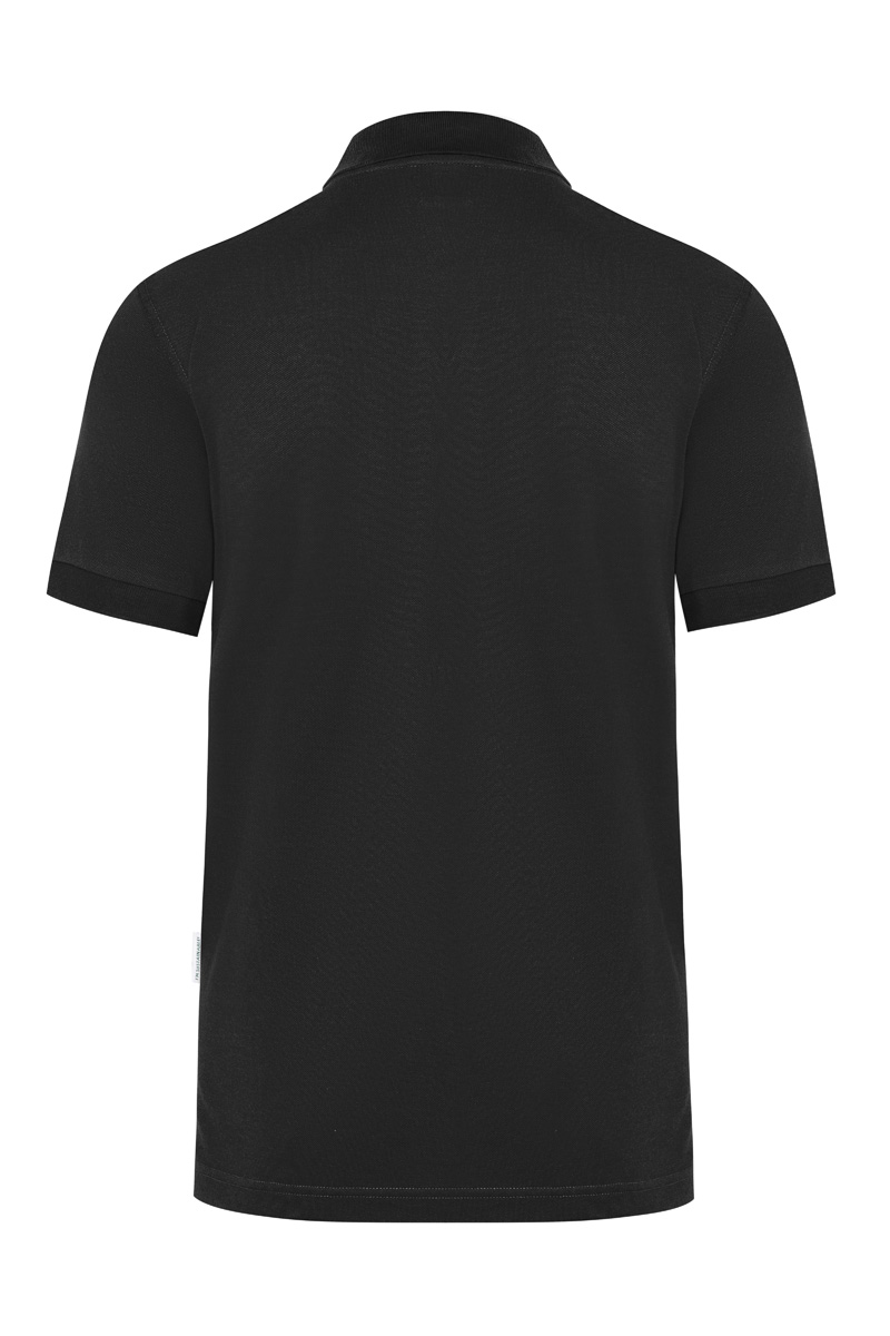 Herren Workwear Poloshirt Modern-Flair, aus nachhaltigem Material - Schwarz - XL