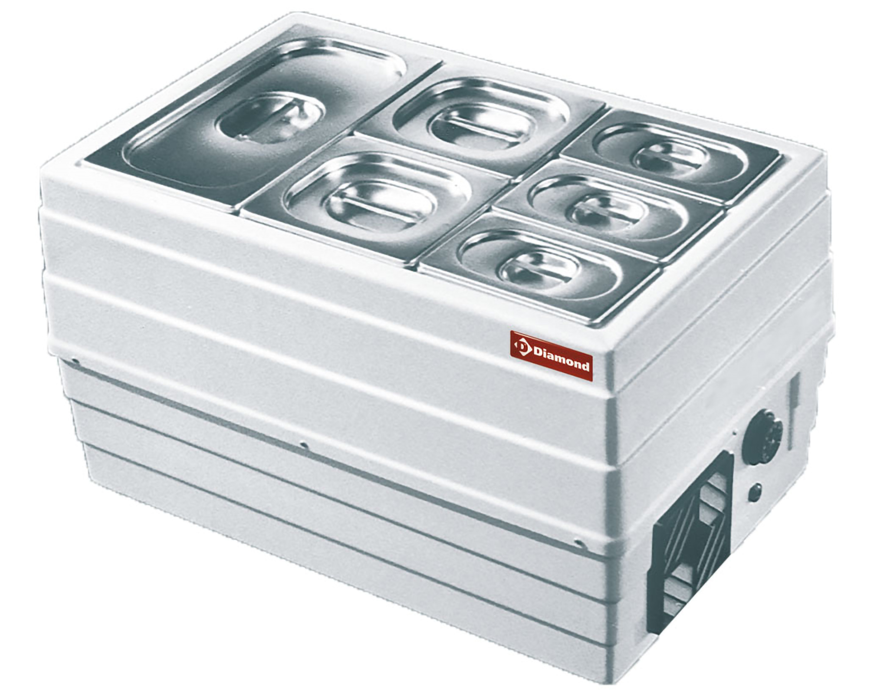 Gekoelde struktuur GN 1/1 h150 mm - 400x600x(h)350mm