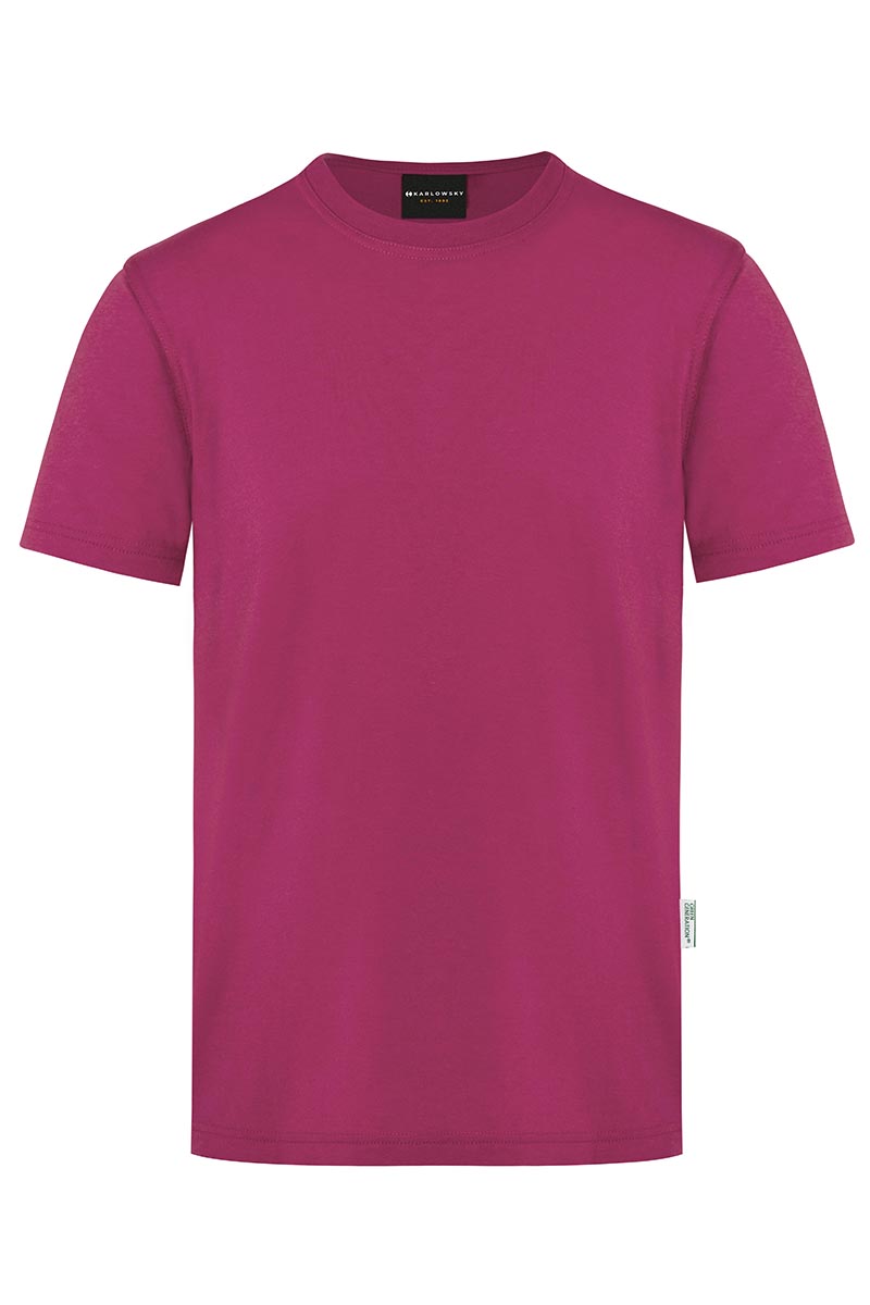 T-Shirt Voor Heren, Casual Model, Gemaakt Van Duurzaam Materiaal - Fuchsia - L
