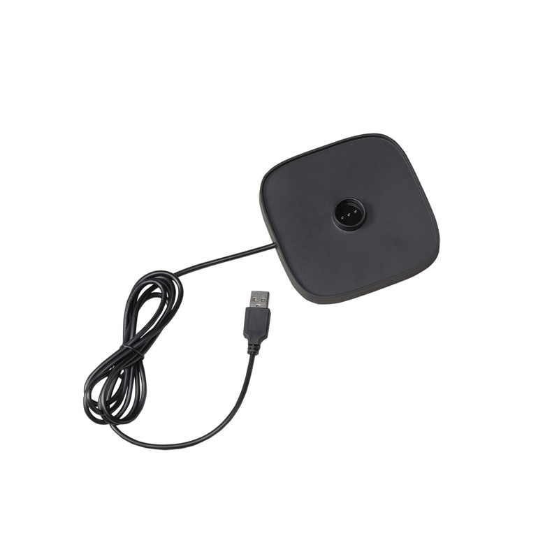 Capri mattschwarz - LED Tischleuchte - USB aufladbar - 36x10cm
