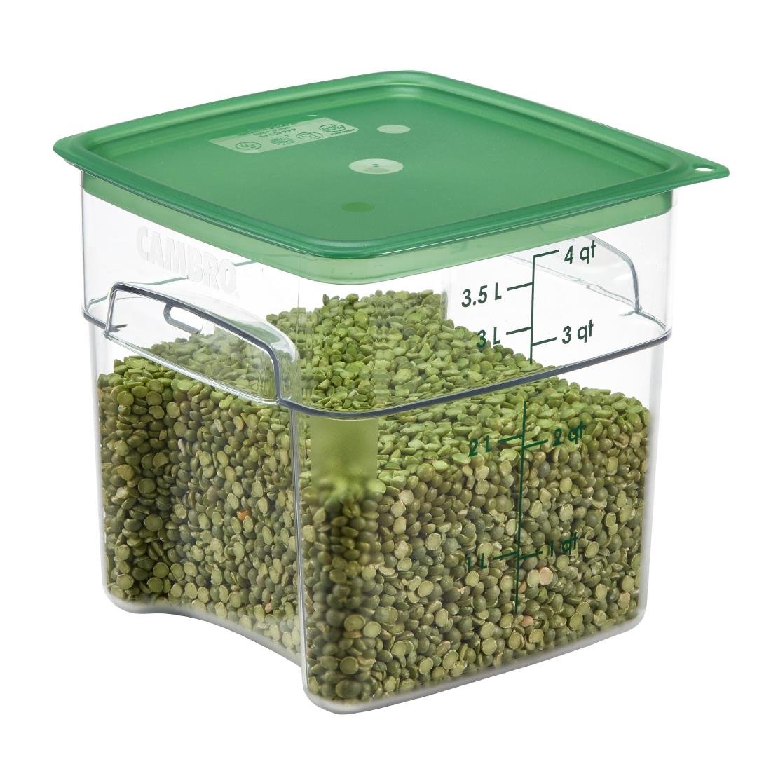 Cambro FreshPro Camsquare Lebensmittelbehälter 3.8Ltr Cambro FreshPro Camsquare Lebensmittelbehälter 3.8Ltr