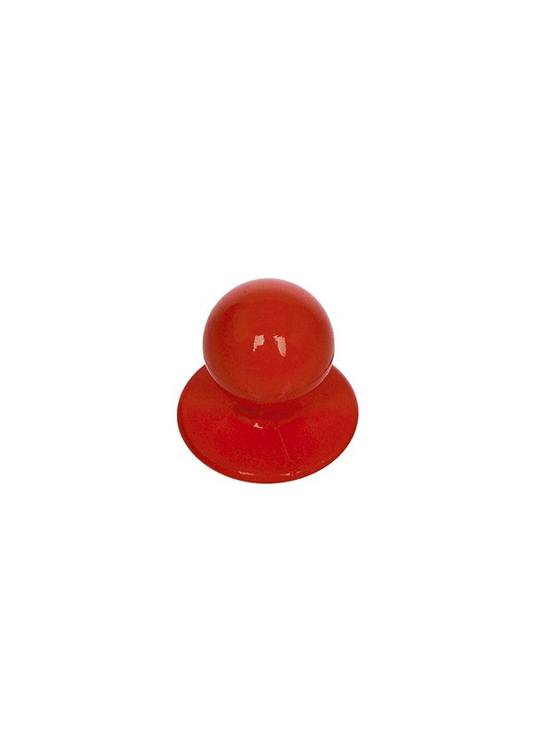 Boutons rouge, 12 pièces / paquet - Rouge - Pack