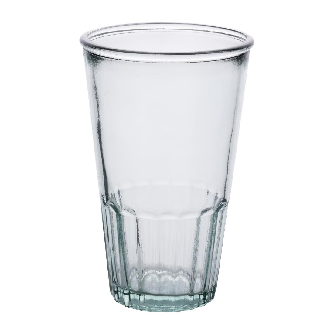 Olympia Recyclingglas gerillte Hi-Ball-Becher 500ml (6 Stück)