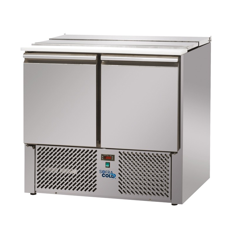 SOFRACOLD - Mini saladette - 2 portes - GN 1/1 - 220 L - SRM2P