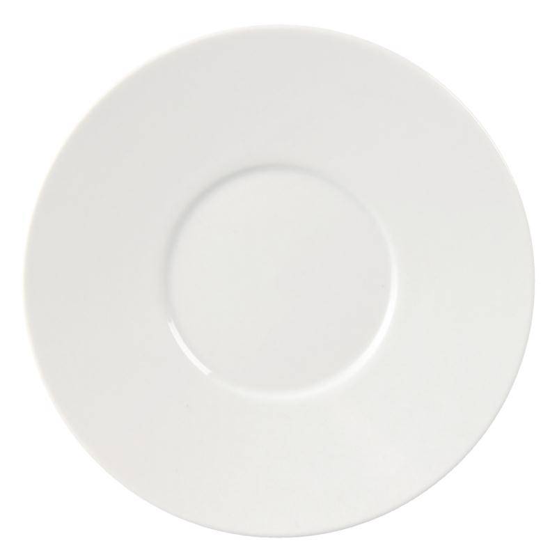 Untertasse für CD735 | Olympia Porzellan Weiß | 12 Stück