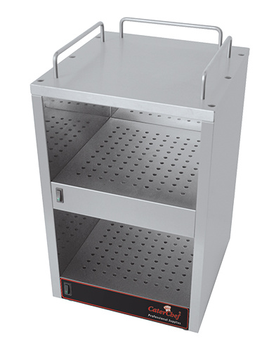 OUTLET Caterchef Kopjeswarmer Roestvrijstaal | 2x 70W | 320x320x(H)560mm
