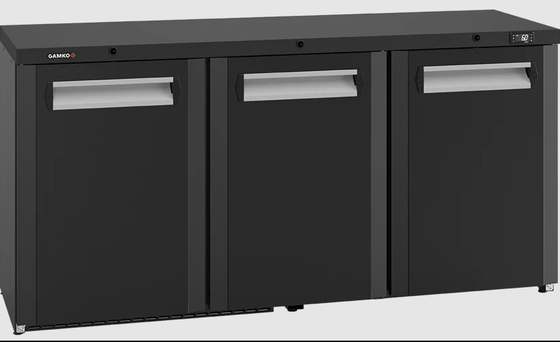 Gamko GM3/222 Barkühlschrank mit 3 Türen
