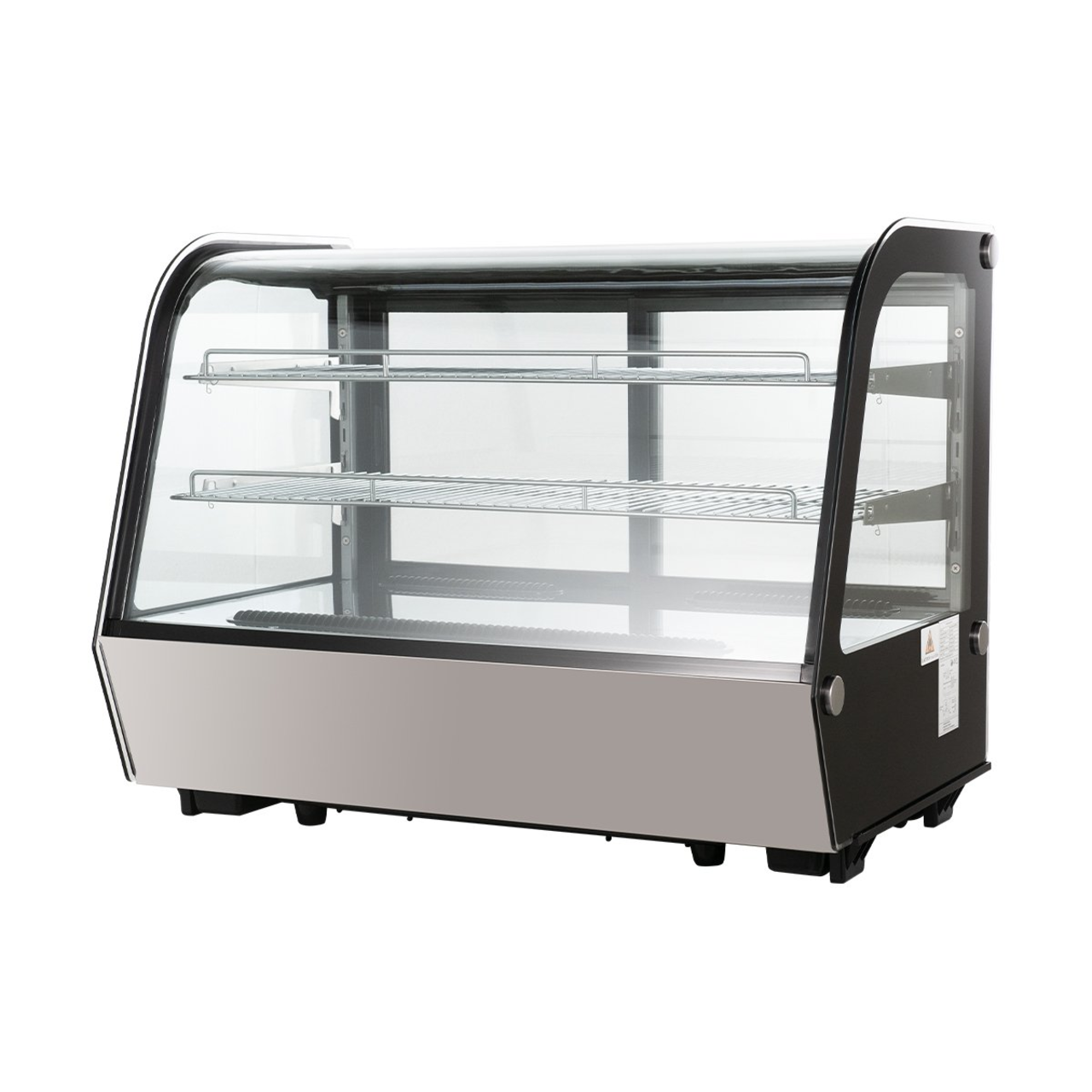 Kühlvitrine ECO 160 Liter, 880 mm, mit LED-Beleuchtung und 2 Ablagen