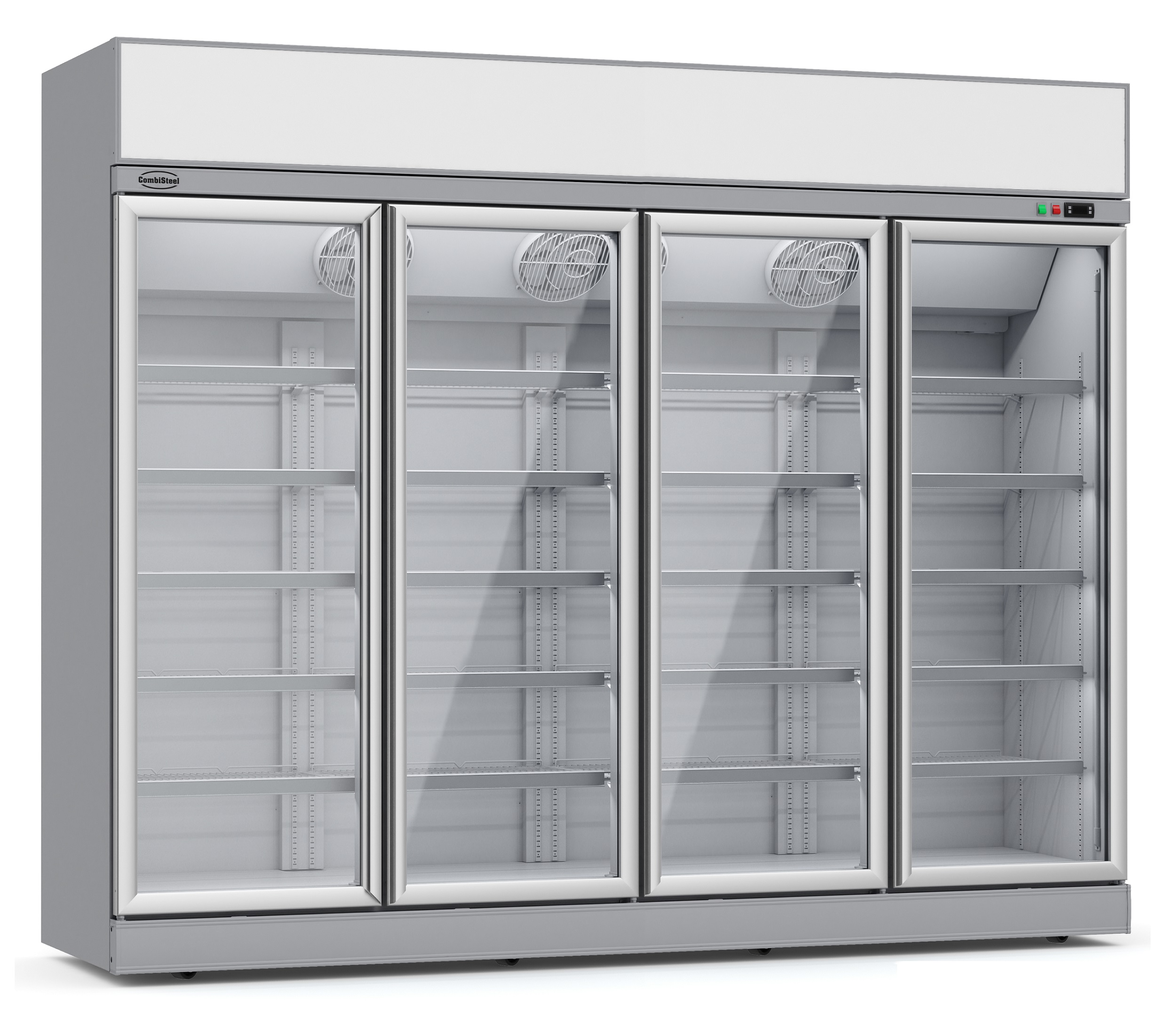 Kühlschrank 4 Glastüren Weiß INS-2060R | 2508x710x(H)2092mm