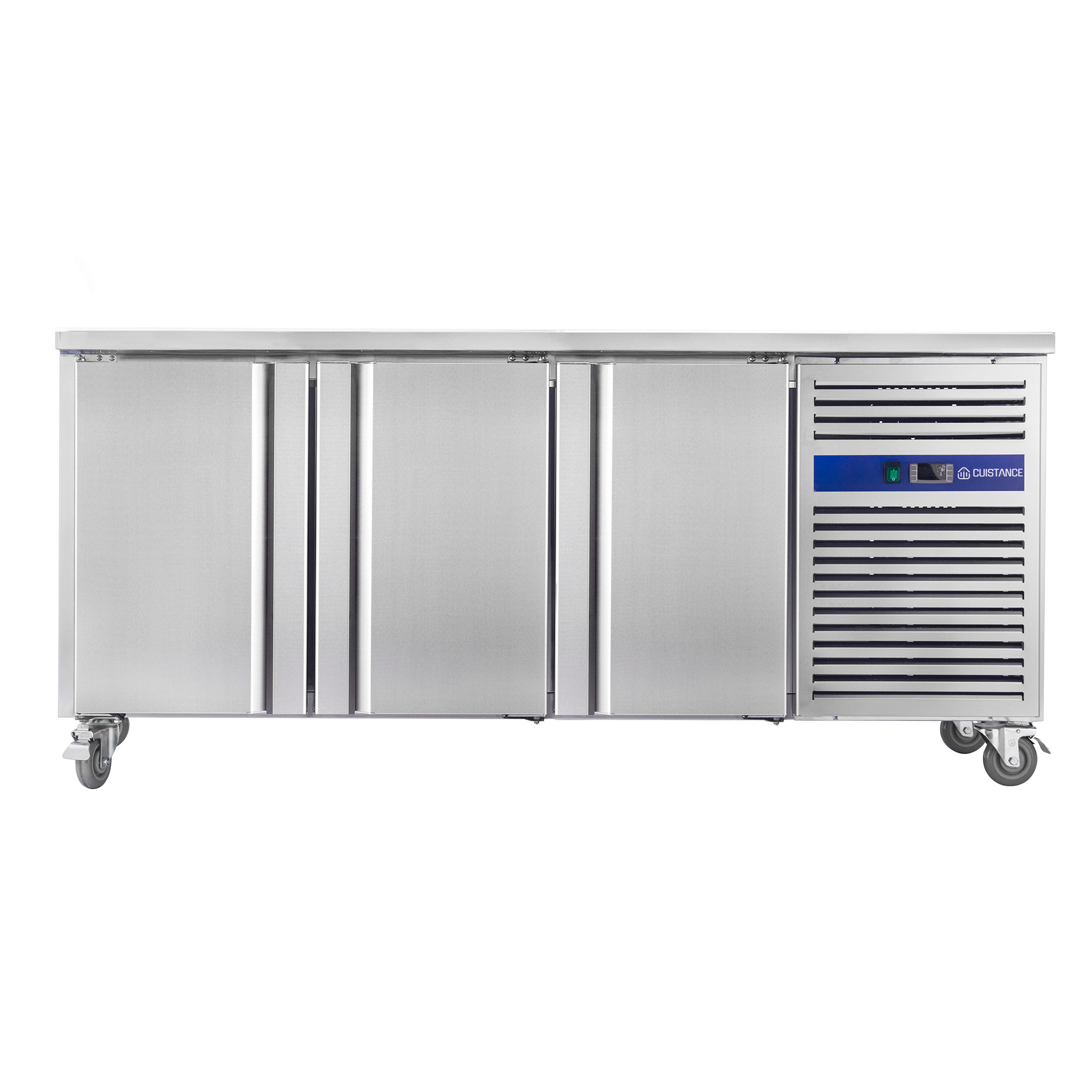 Comptoir Réfrigérée Inox| - 2 +8°C | L 1795x P700x Hauteur 850mm/950mm | GN1/1
