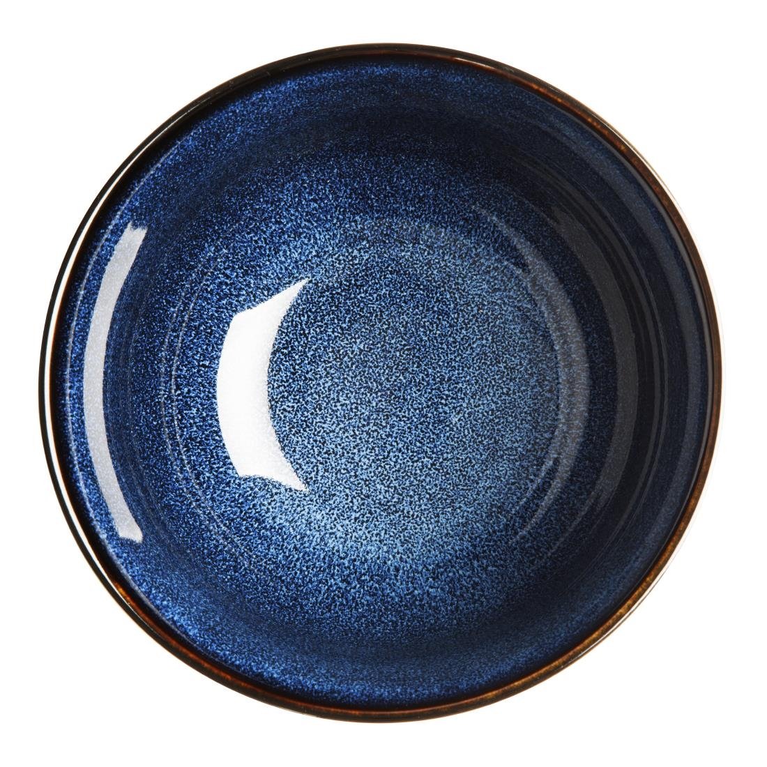 Olympia Luna Mitternachtsblaue Schalen mit Fuß 150 mm (6er-Pack)