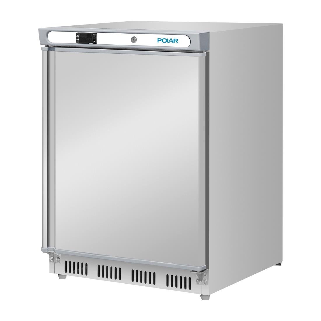 Polar C-Series lage Koelkast Roestvrij Staal 150Ltr