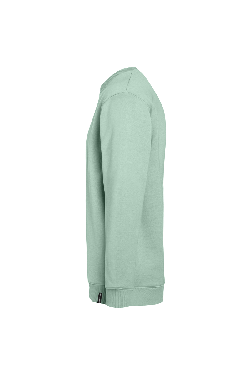 Herren Workwear Sweatshirt Soft-Face, aus nachhaltigem Material - Pistaziengrün - L