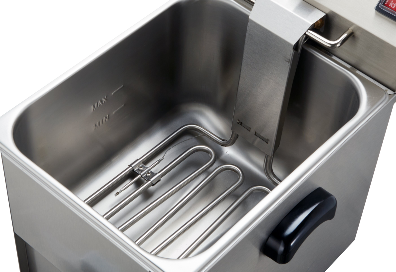 Elektrische friteuse ECO 10 liter met aftapkraan