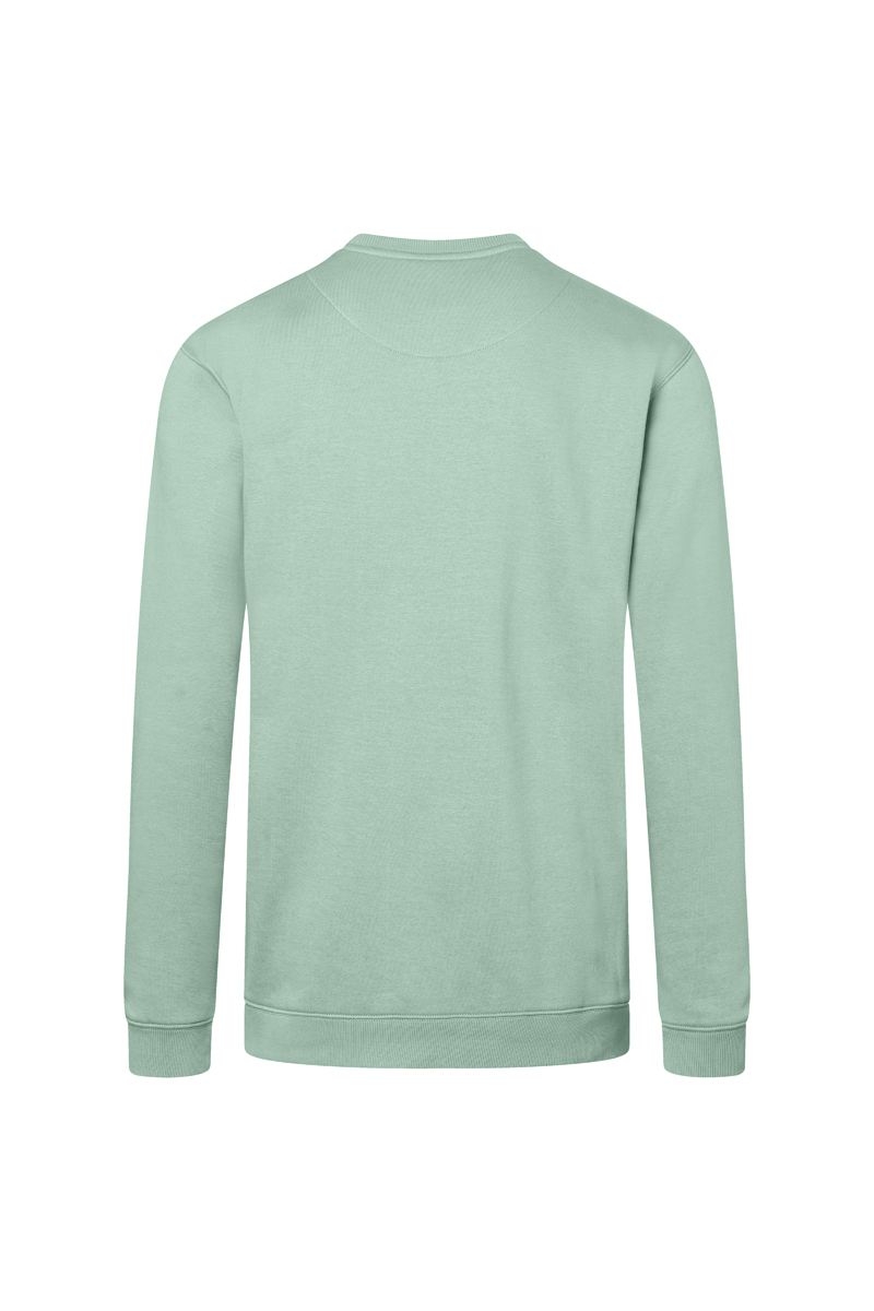 Herren Workwear Sweatshirt Soft-Face, aus nachhaltigem Material - Pistaziengrün - L