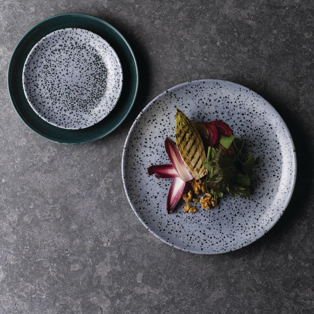 Churchill Stonecast Patina Coupe-Schüsseln, rustikales Blaugrün, 40 oz, 248 mm (12 Stück)