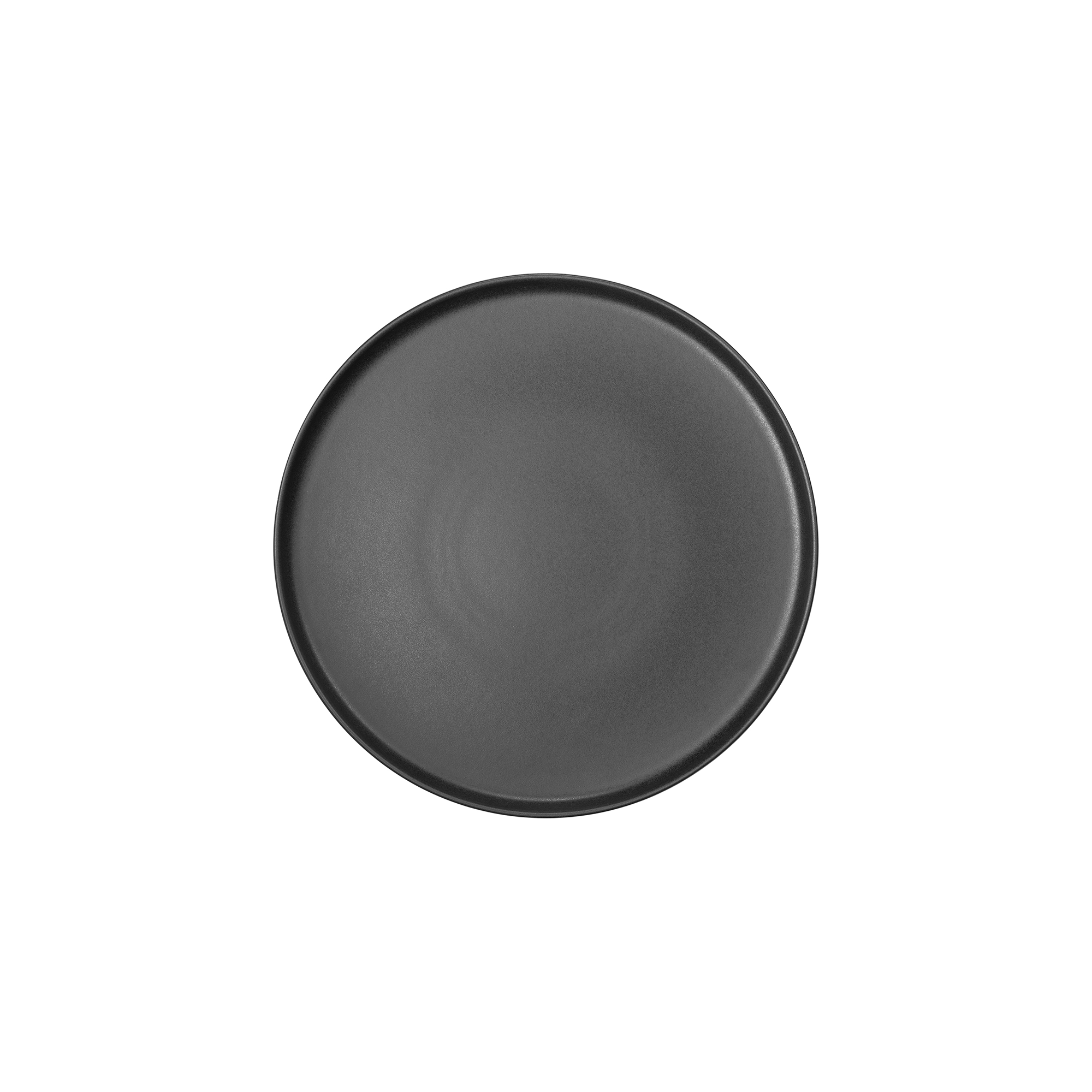 Bordenset ROCKZZERO, plat, Ø 33 cm, middernacht, Set van 4 stuks, steenwerk