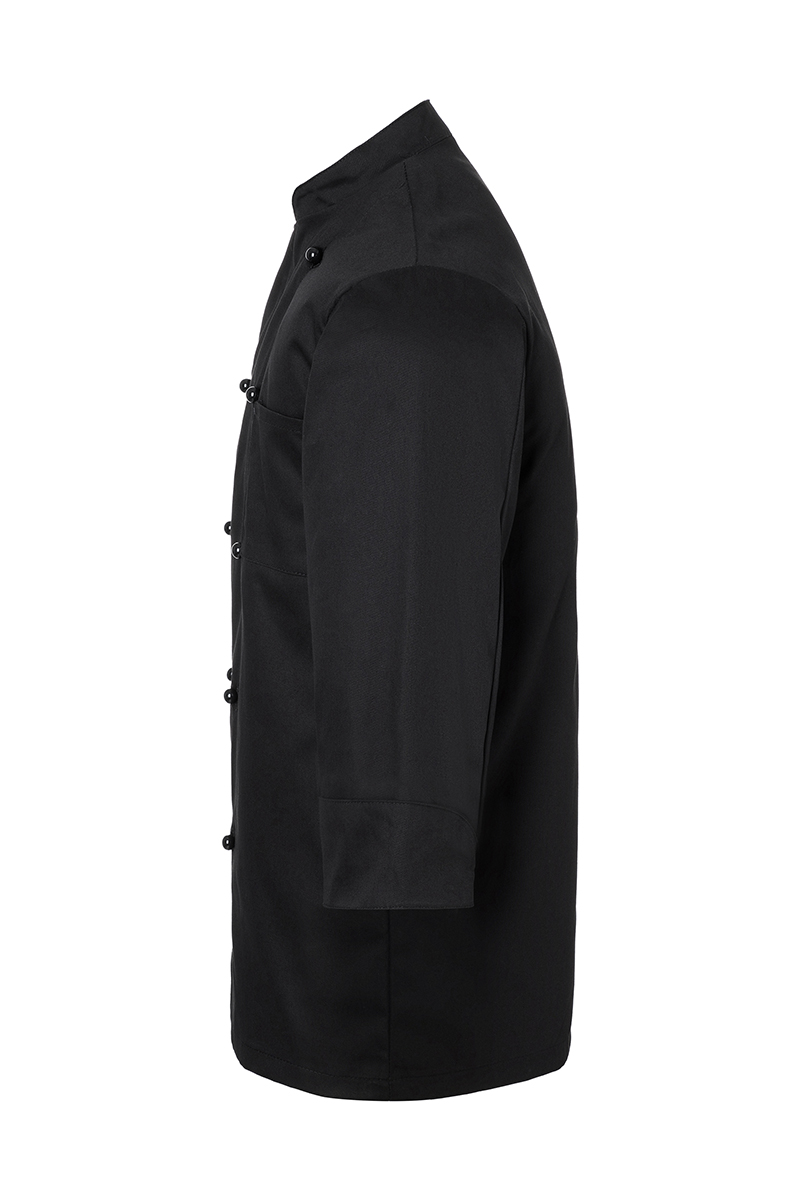 Veste de cuisine Basic - Noir - 100% coton - M