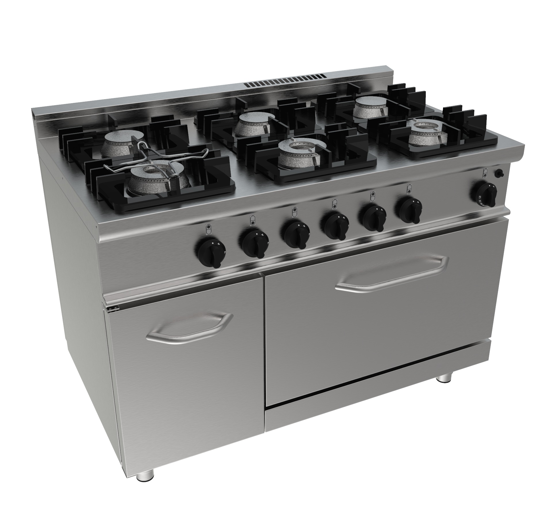 Cuisinière à gaz SARO avec four à gaz modèle E7/KUPG6LN