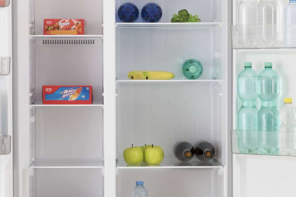DOMEST - Réfrigérateur-Congélateur Américain | Blanc | Portes Pleines | 291+138L 