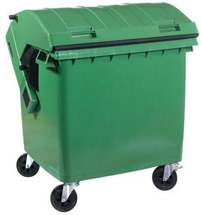 Afvalcontainer / Maxi-Container op Wielen 1100 Liter groen