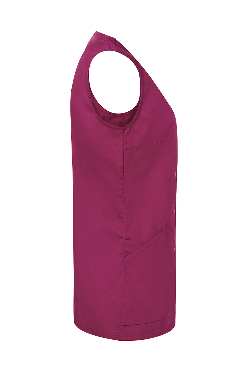 Ärmelloser Damenkasack Essential, aus nachhaltigem Material - Fuchsia - 42
