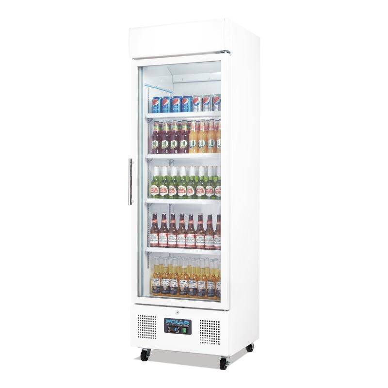 Kühlschrank mit Glastür | 336 Liter | 620x570x(h)1900mm