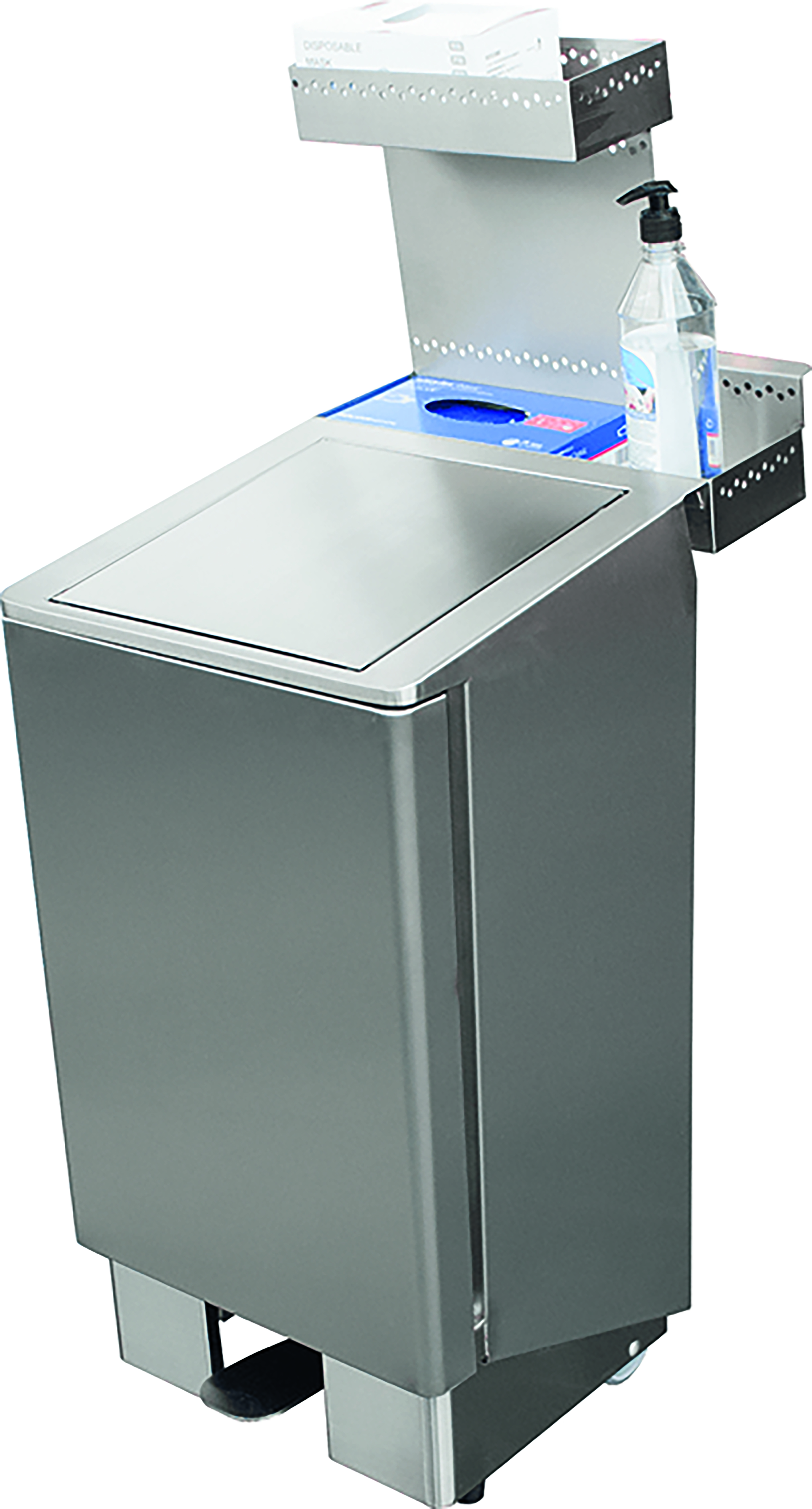 SARO Poubelle en acier inoxydable 90 litres, modèle JUPITER