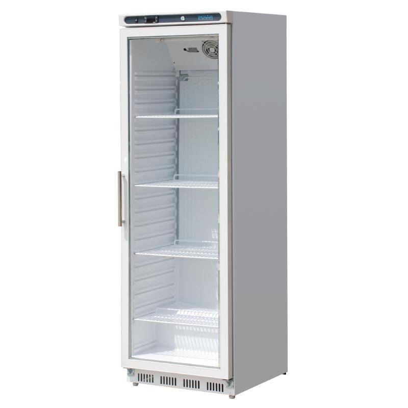 Kühlschrank mit Glastür | 400 Liter | 600x600x(h)1850mm | Beleuchtung