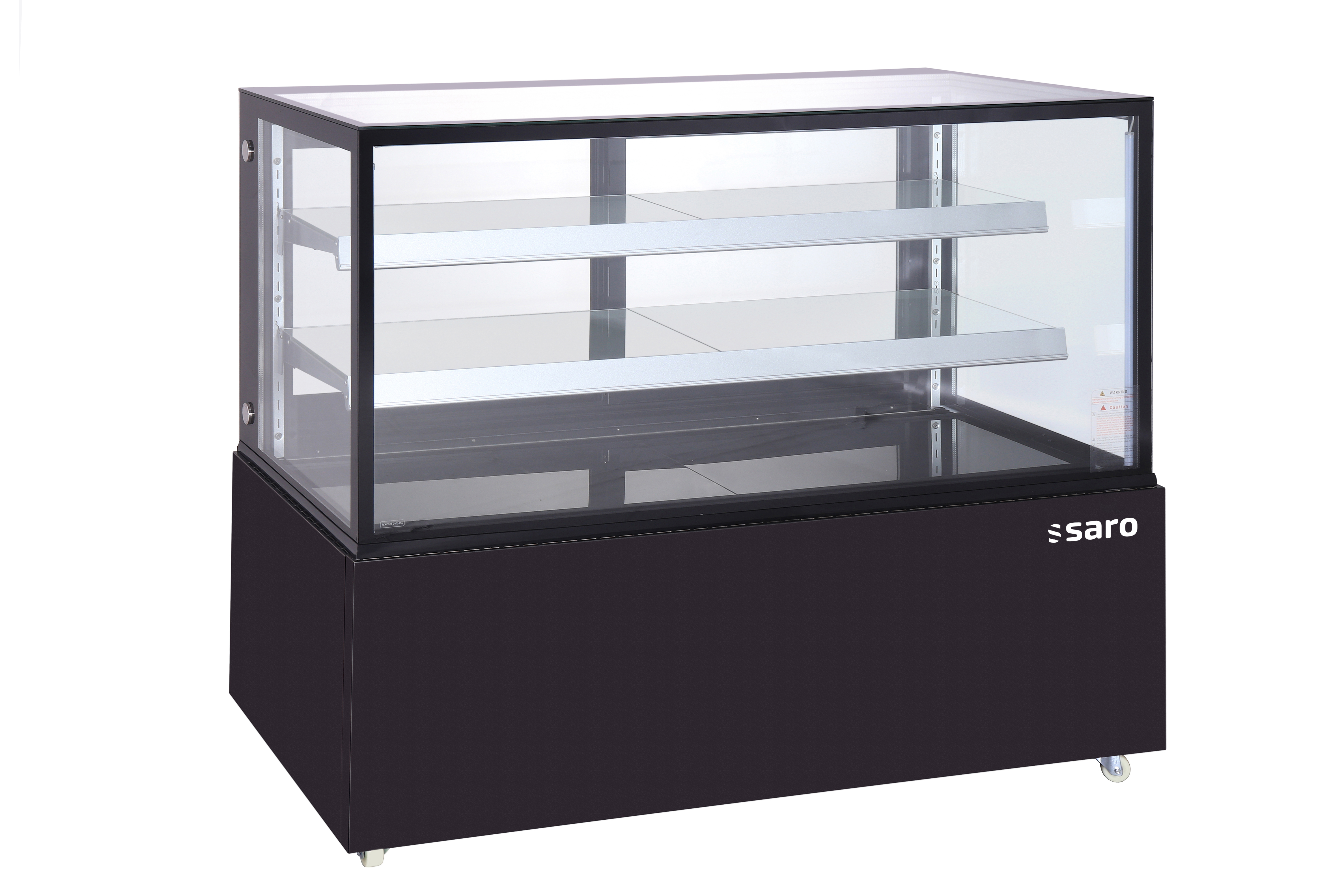 Vitrine à gâteaux SARO 410 L, noire Modèle MARION