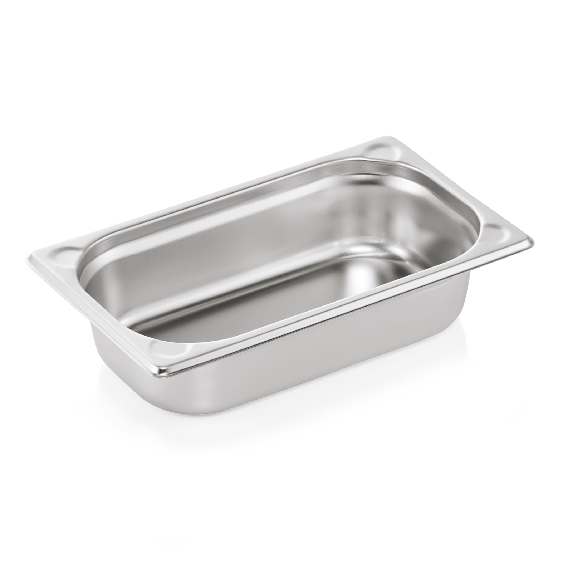 GN-container GN CORE 1/4-065 mm, met U-hoeken, roestvrij staal