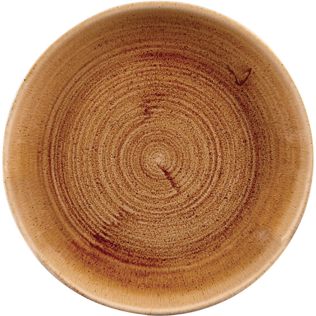 Churchill Stonecast Patina Coupe-Platten, Vintage-Kupfer, 165 mm, (12 Stück)