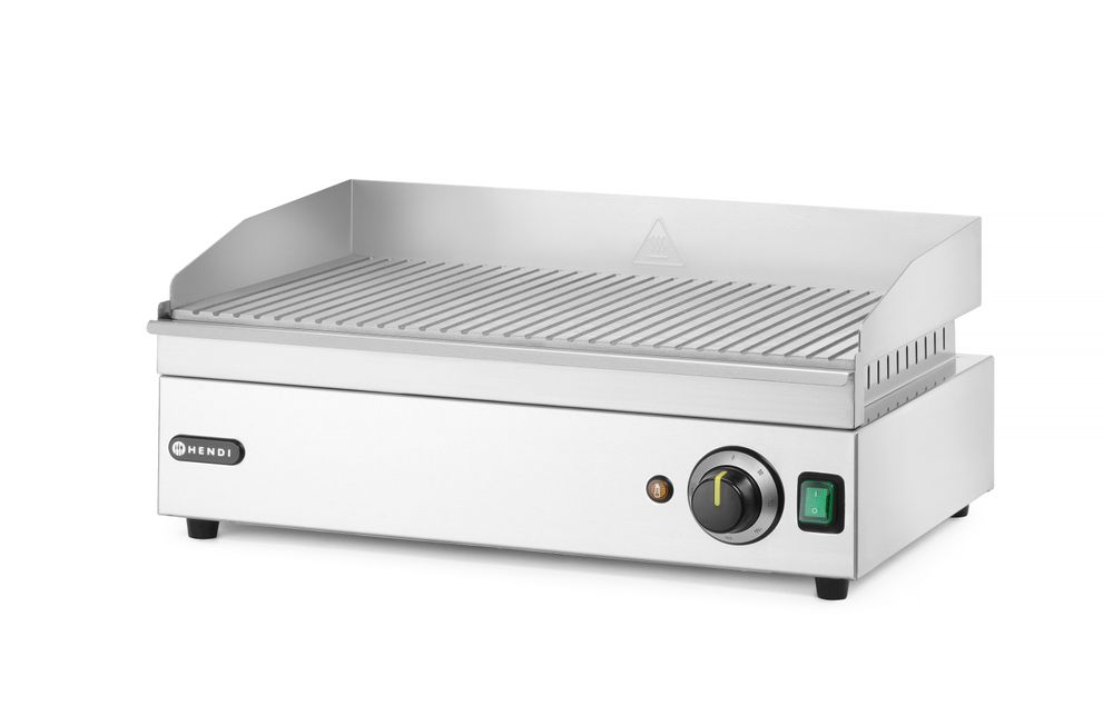 Grill rainuré Kitchen Line - 220-240V/2400W - 527x404x(H)233mm