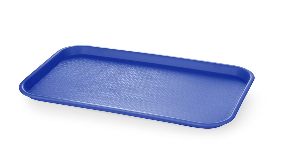 Fastfooddienblad polypropyleen GN 1/1 - AmerBox - GN 1/1 - Blauw - 530x325x(H)20mm