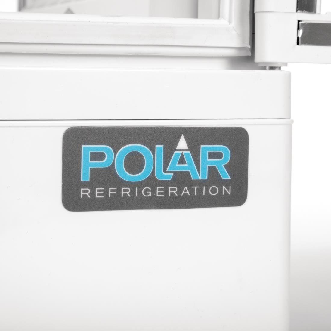 Polar C-Series Energiesparender Kühlschrank mit Gebogener Tür Weiß 86Ltr