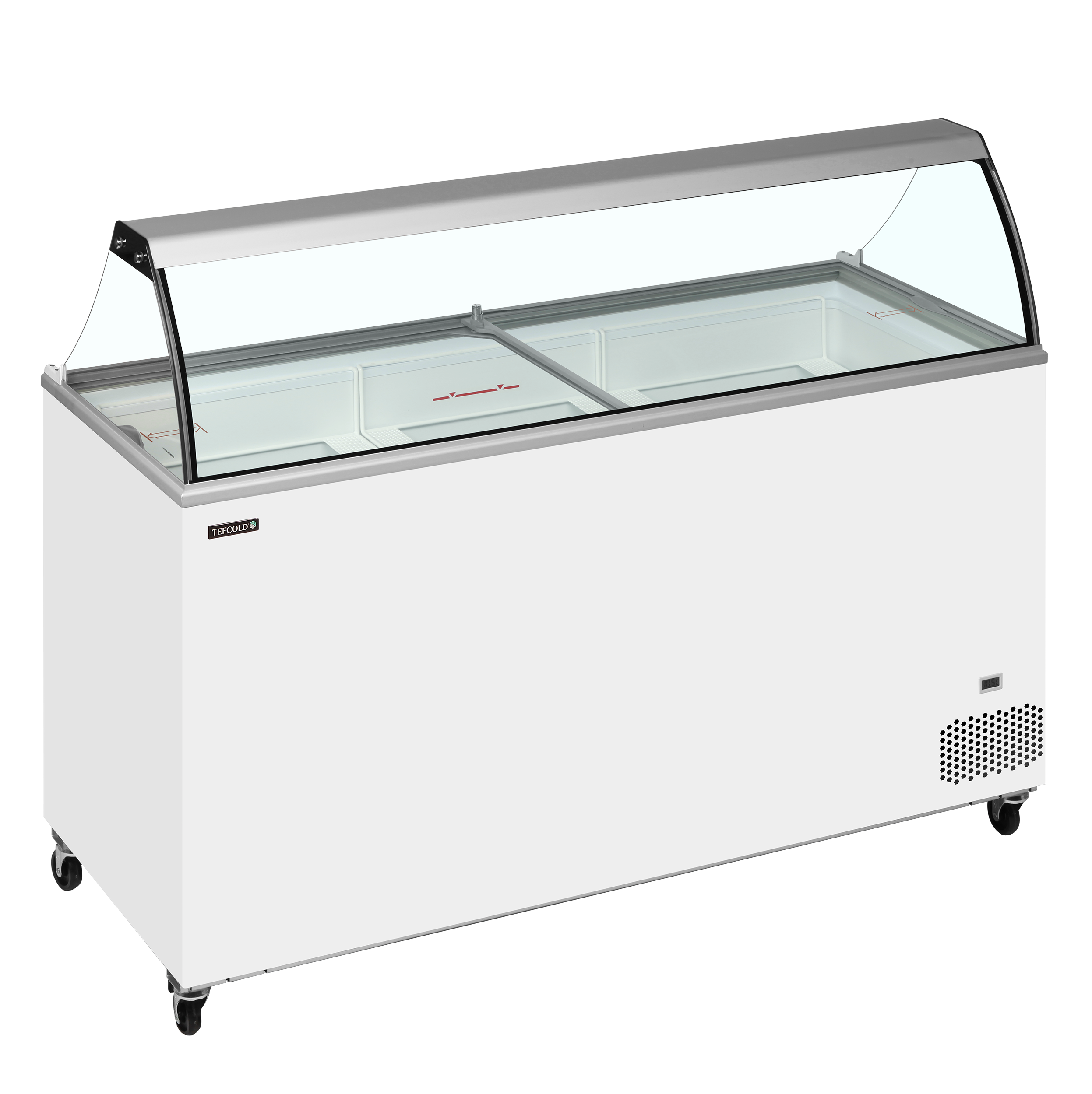 TEFCOLD Speiseeisvitrine - IC501SC+SO