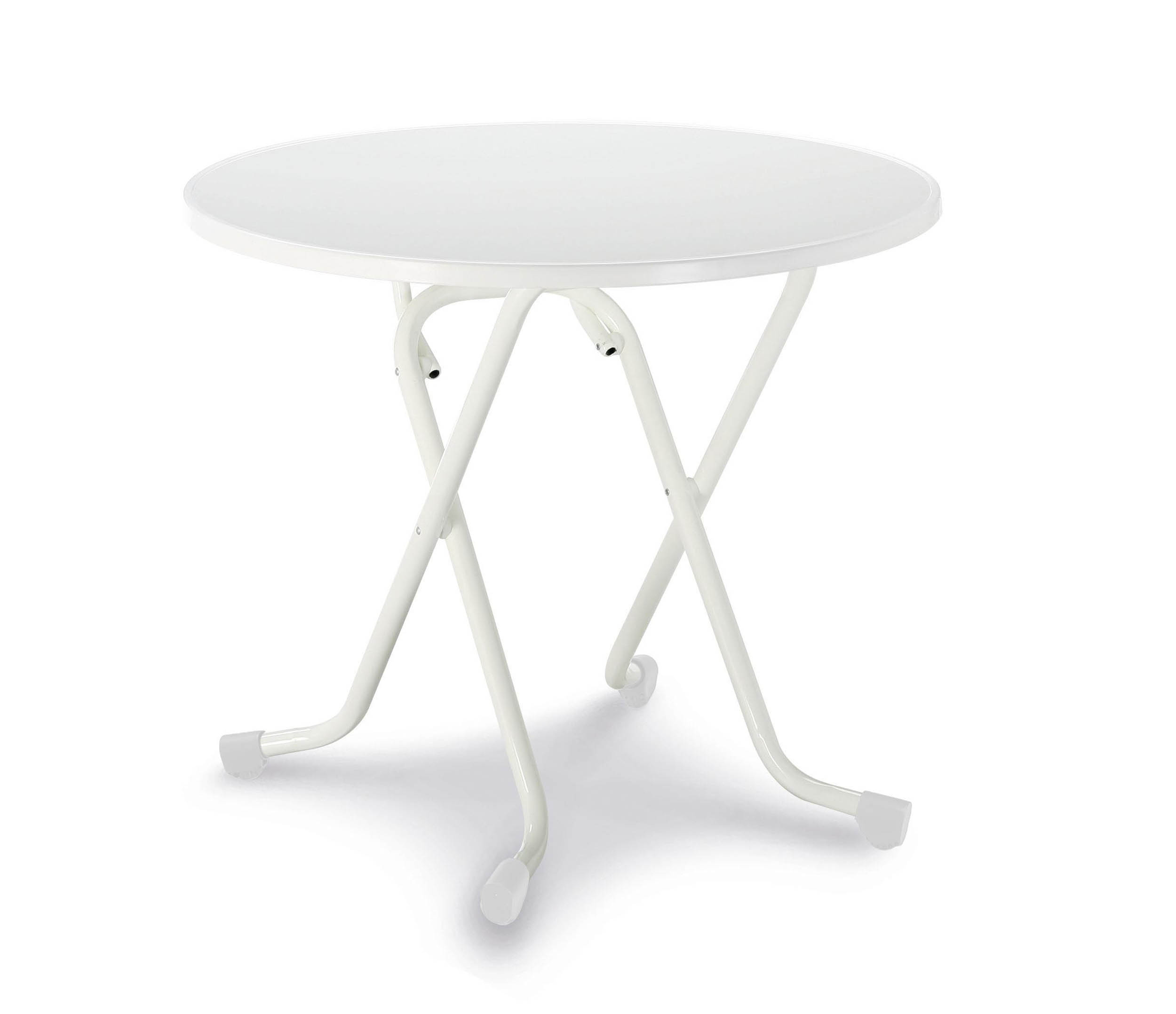 Dublin  Klaptafel rond ø80cm Wit