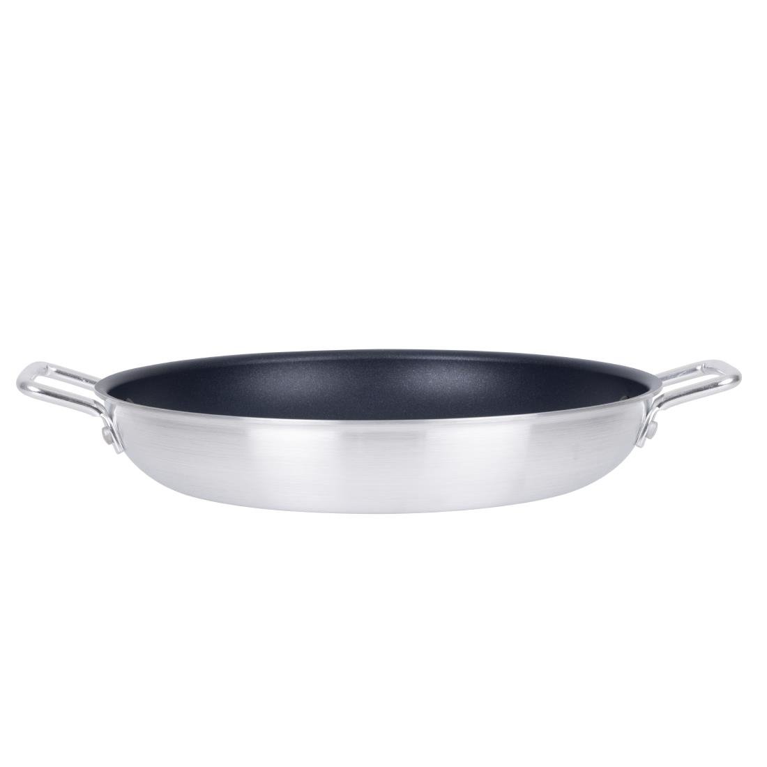 Vogue Aluminium Antiaanbak Teflon Platinum Plus Paellapan 35cm