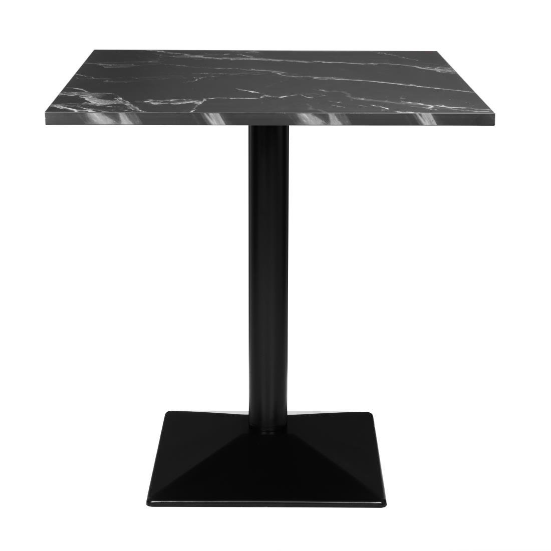 Bolero complete tafel vierkant zwarte steen effect 700 mm
