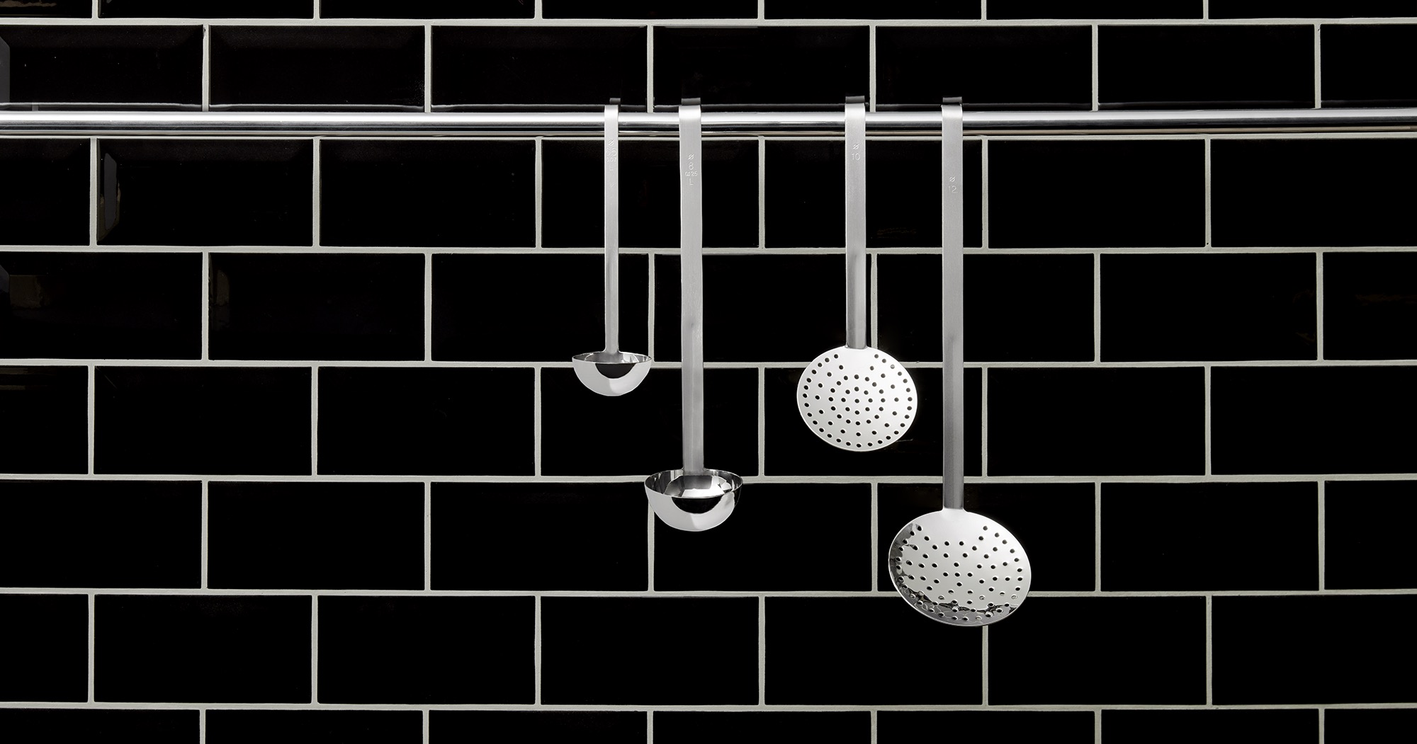 Louche, outil de cuisine 2085, Ø 8 cm, 31 cm, acier inoxydable au chrome-nickel