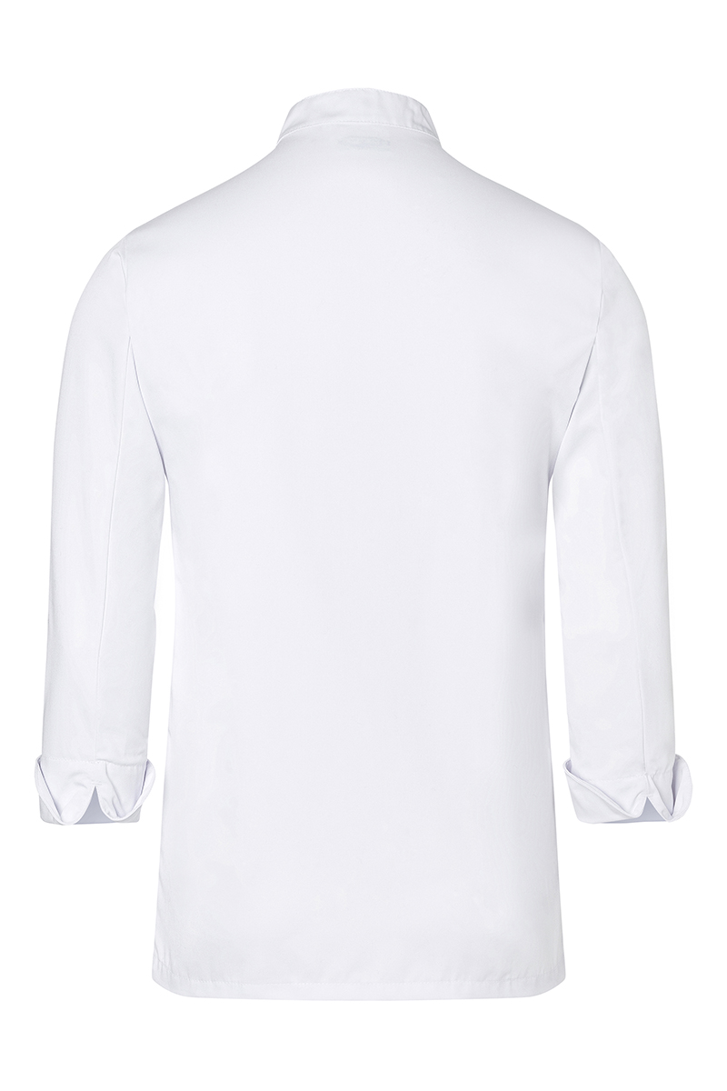 Veste de cuisine Basic - Blanc - 65% polyester / 35% coton - M